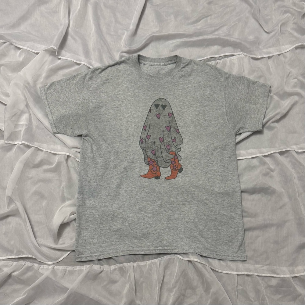 Hazel Blues Boo in Boots Graphic Tee